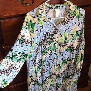 Medium floral midi dress